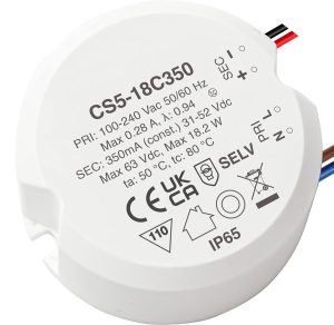EAGLERISE CS5-18C350 CONSTANT CURRENT LED DRIVER (REPLACES EBP018C0350CHP)