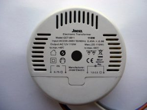 JINDEL GET-0811 110w ELECTRONIC TRANSFORMER