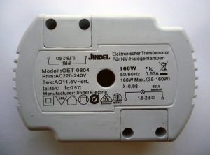 JINDEL GET-0804 160w ELECTRONIC TRANSFORMER (DISCONTINUED)