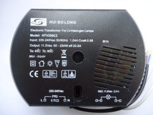 HUIBOLONG HTV250C2 ELECTRONIC TRANSFORMER (DISCONTINUED)