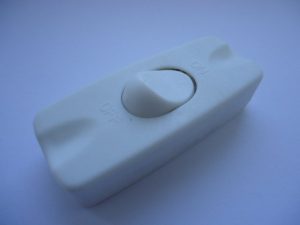 INLINE ON / OFF CORD SWITCH (WHITE)