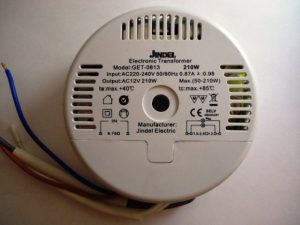 JINDEL GET-0813 / 0814 210w ELECTRONIC TRANSFORMER (DISCONTINUED)