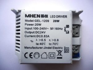 JINDEL GEL-1209 20W 24v LED DRIVER