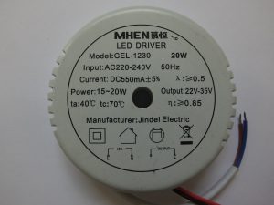JINDEL MHEN LED 20W CONSTANT CURRENT LED DRIVER (DISCONTINUED)