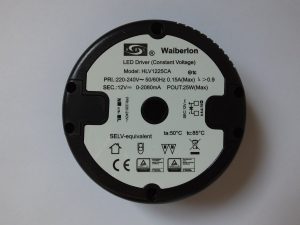 WAIBERLON HLV1225CA 25w CONSTANT VOLTAGE LED DRIVER