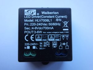 WAIBERLON HLV7006L1 CONSTANT CURRENT LED DRIVER