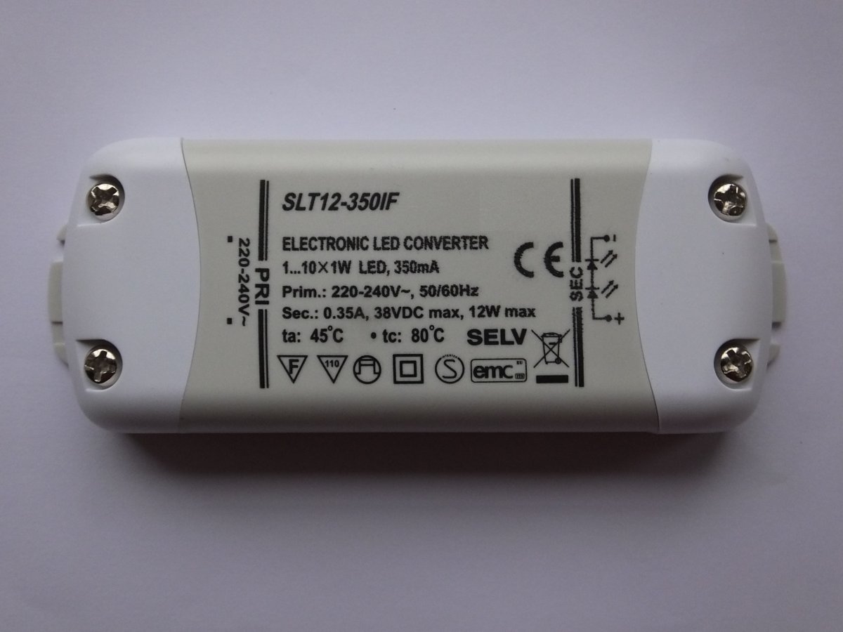 SLF SLT30-12VLG: Transformateur LED, 30 W, 12 V c.c., 2 500 mA chez  reichelt elektronik