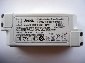 JINDEL GET-0802 60w ELECTRONIC TRANSFORMER (DISCONTINUED)