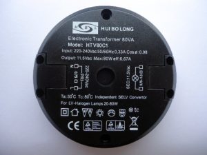 HUIBOLONG HTV80C1 ELECTRONIC TRANSFORMER