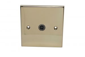 VOLEX CO-AXIAL SINGLE SOCKET BRASS