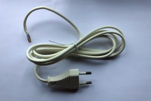 SCHUKO REPLACEMENT CORD AND PLUG (WHITE)