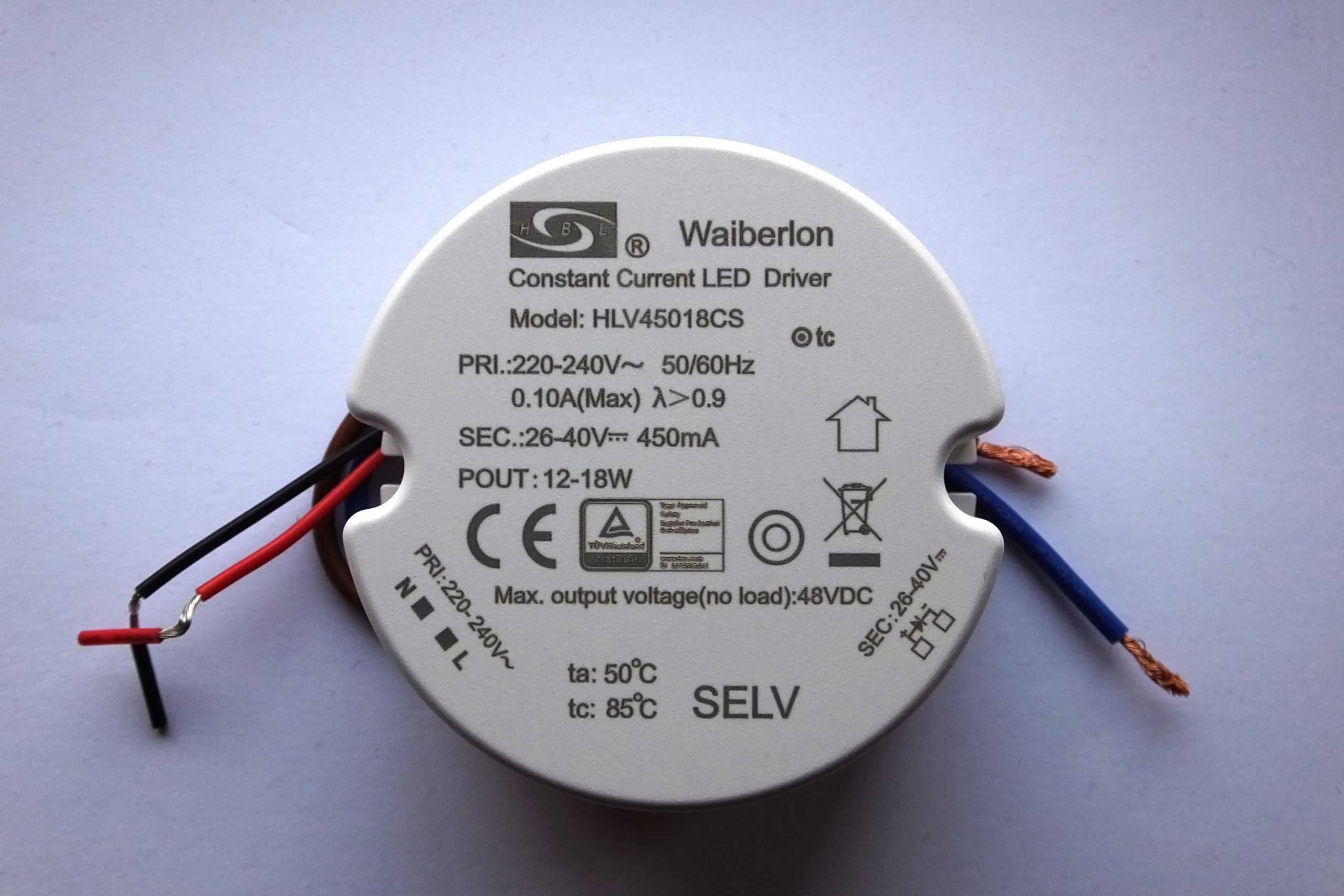 thumbnail image 2 of Compact LED Power Driver For Ceiling Lights - AC 85V-265V, Fits 1W-3W & 6W Lamps 2 of 13
