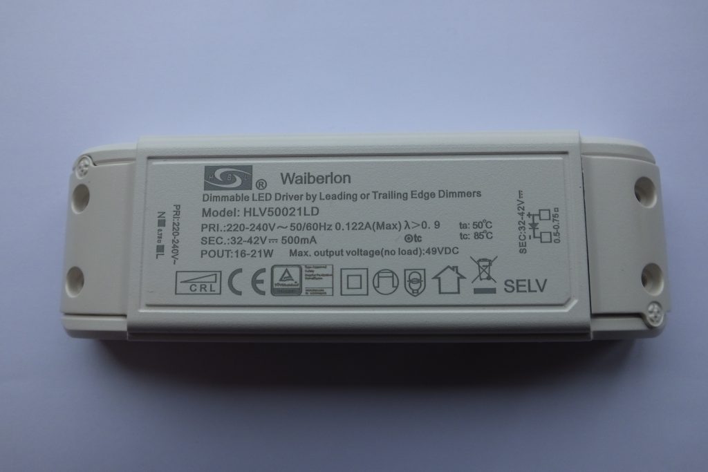WAIBERLON HLV50021LD DIMMABLE CONSTANT CURRENT LED DRIVER - SaveMyLight