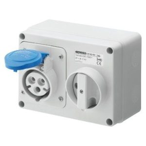 GEWISS GW66004 INTERLOCKED SOCKET OUTLET 2P+E 16A