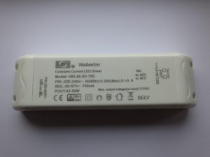 WAIBERLON HBL46-50-750 CONSTANT CURRENT LED DRIVER